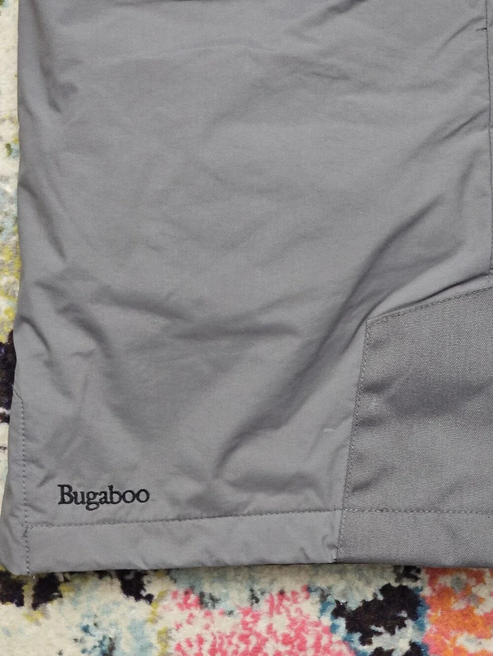 Columbia Mens Small Gray Snow Bugaboo Omni-Tech Skiing Pants